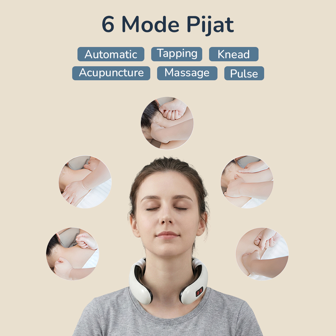 Alat Pijat Elektrik Magnetik Cervical Vertebra Terapi Leher dan Tubuh - HX-5880
