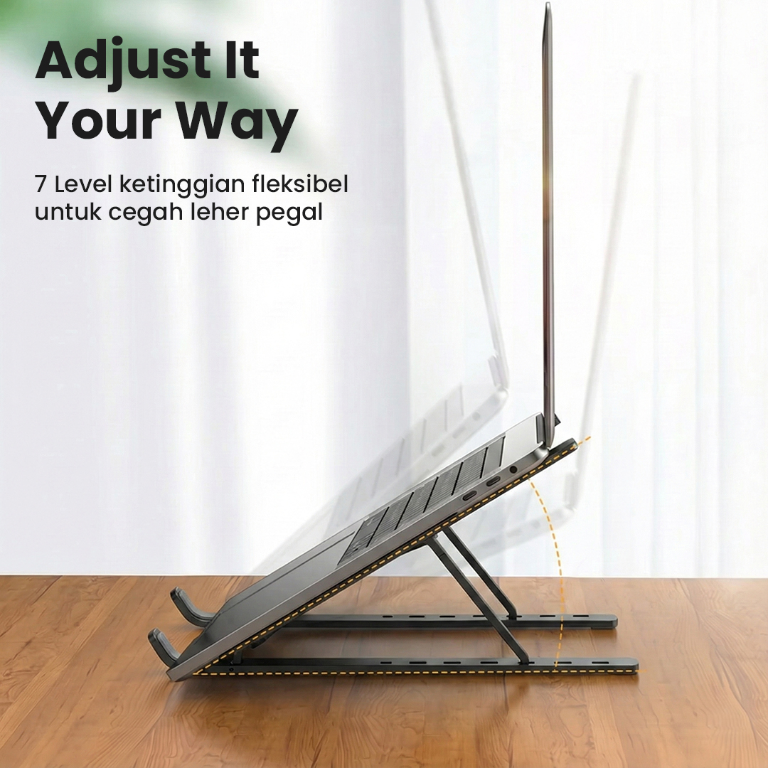 NUOXI Laptop Stand Foldable Adjustable Aluminium 12-17 Inch - N3