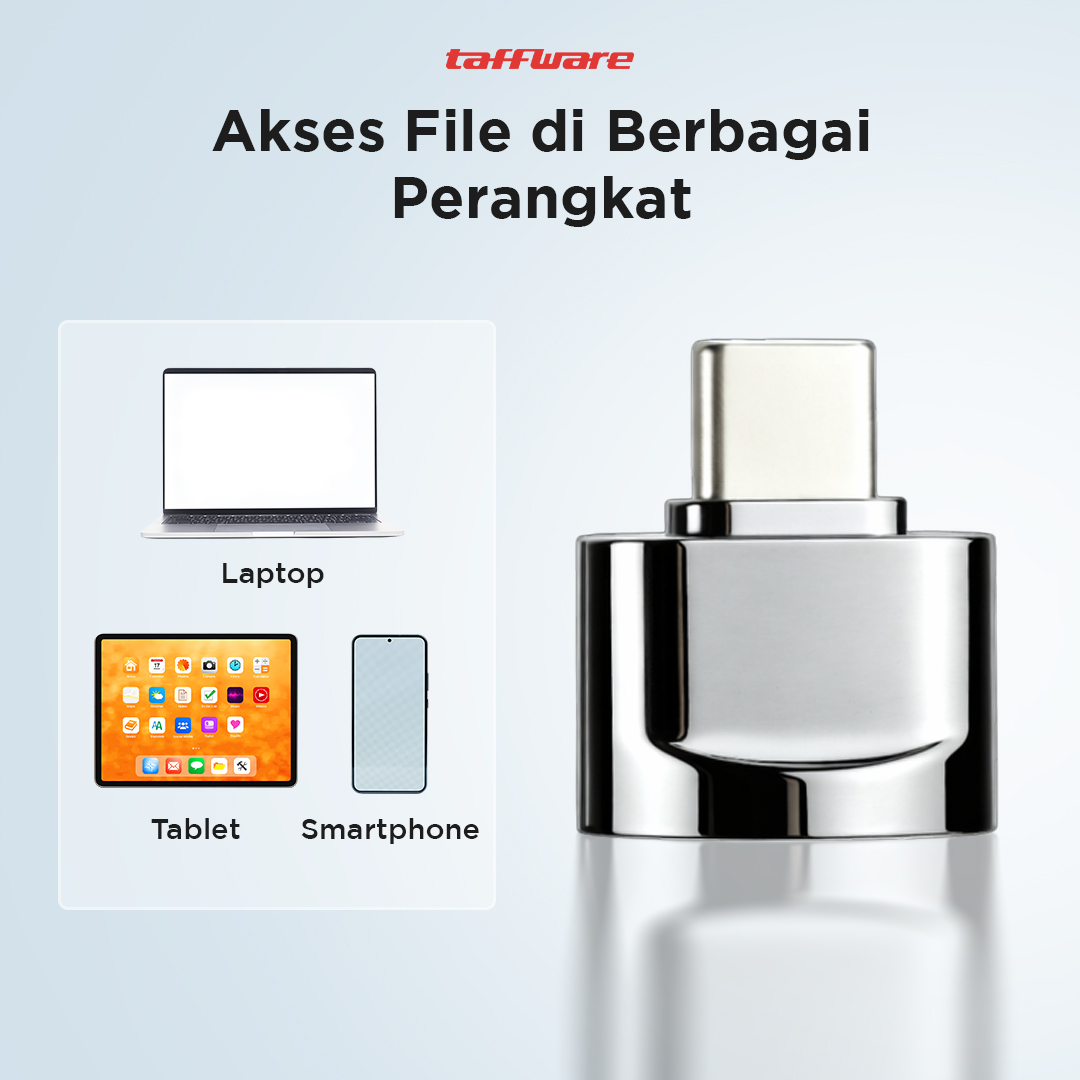 Taffware Card Reader USB Type C OTG MicroSD - P31