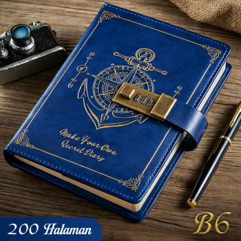 Pirates Buku Diary Notebook Catatan Jurnal B6 80GSM 200 Halaman - TD-420