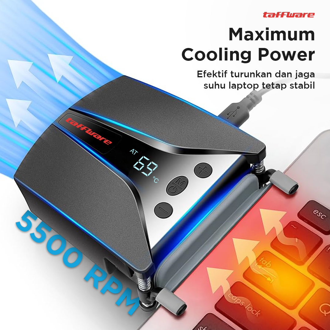 Taffware Vacuum Cooler Fan Laptop Kipas Pendingin 5500 RPM 5V - LC06