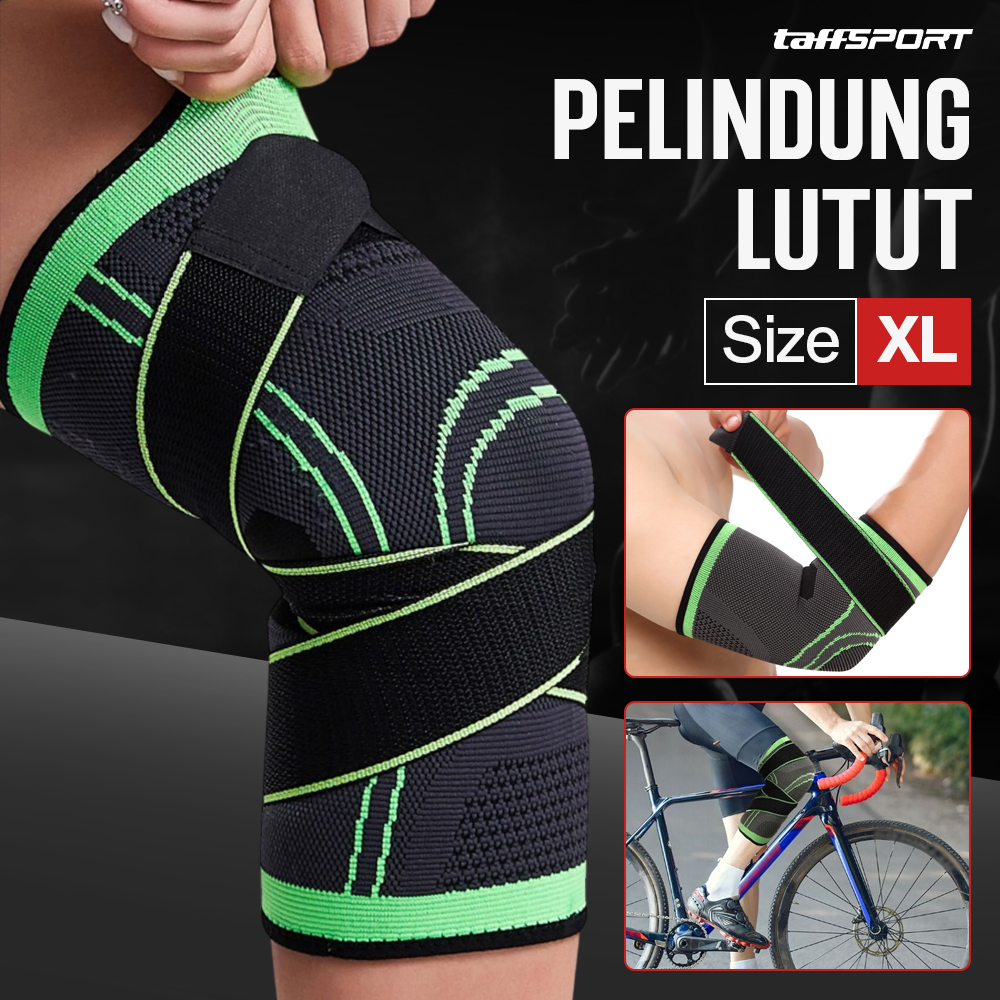 TaffSPORT Deker Pelindung Lutut Compression Kneepad Gym Fitness 1 PCS - SS7