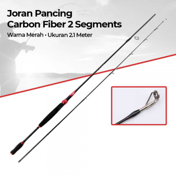 Kabinwang Joran Pancing Spinning Carbon Fiber 2 Segments - KB361