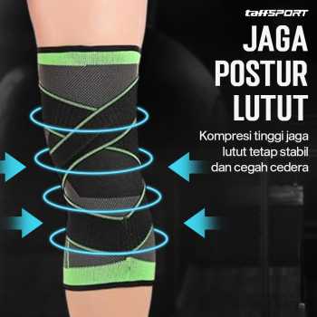 TaffSPORT Deker Pelindung Lutut Compression Kneepad Gym Fitness 1 PCS - SS7