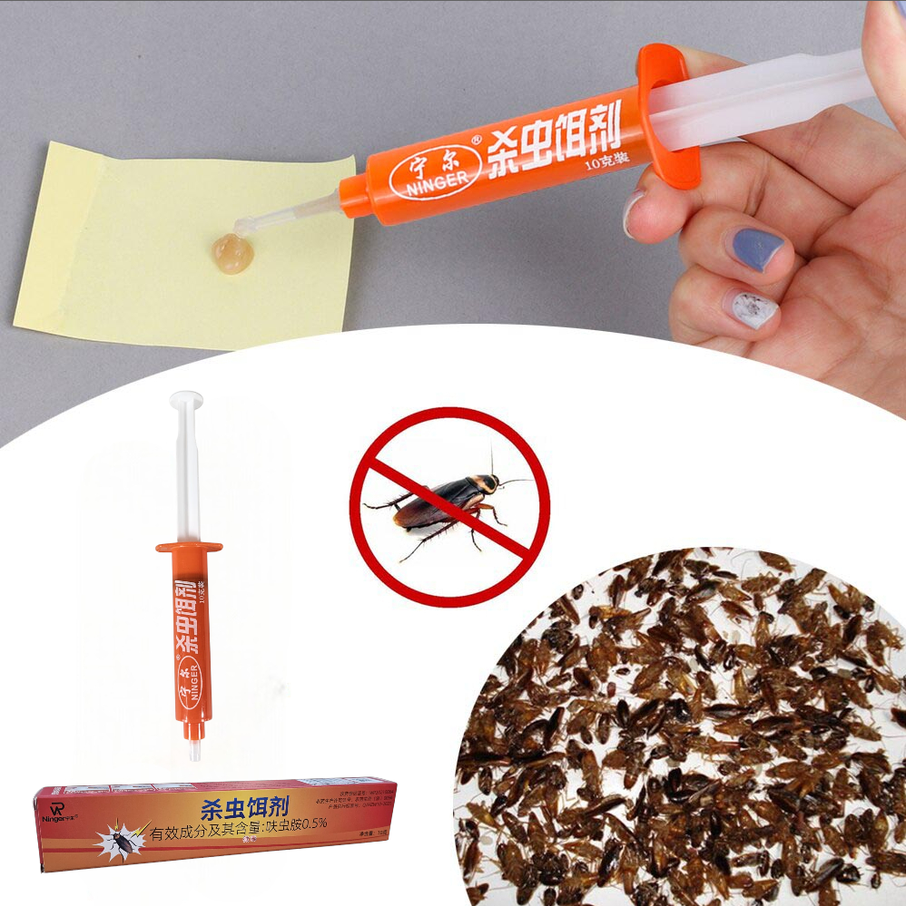 NINGER Gel Racun Pembasmi Kecoa Roach Bait Insecticide Control 10g - JYZ12