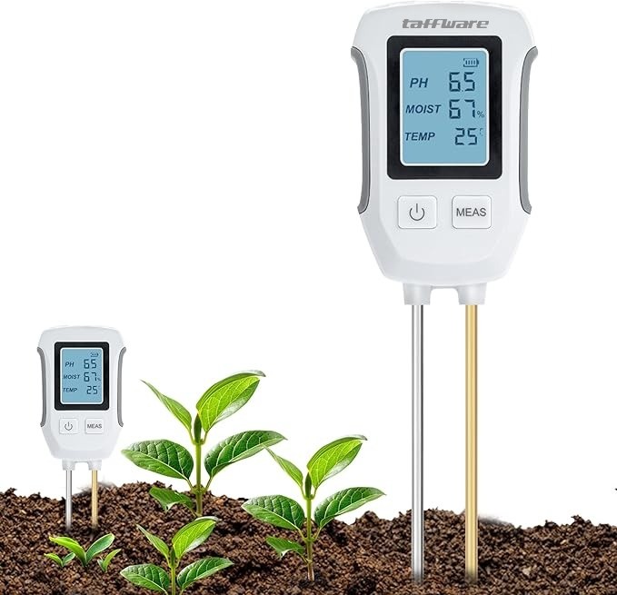 YAGO Alat Pengukur Tanah Digital 3in1 Soil Tester PH Humidity Temp - YG39