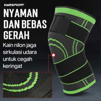TaffSPORT Deker Pelindung Lutut Compression Kneepad Gym Fitness 1 PCS - SS7