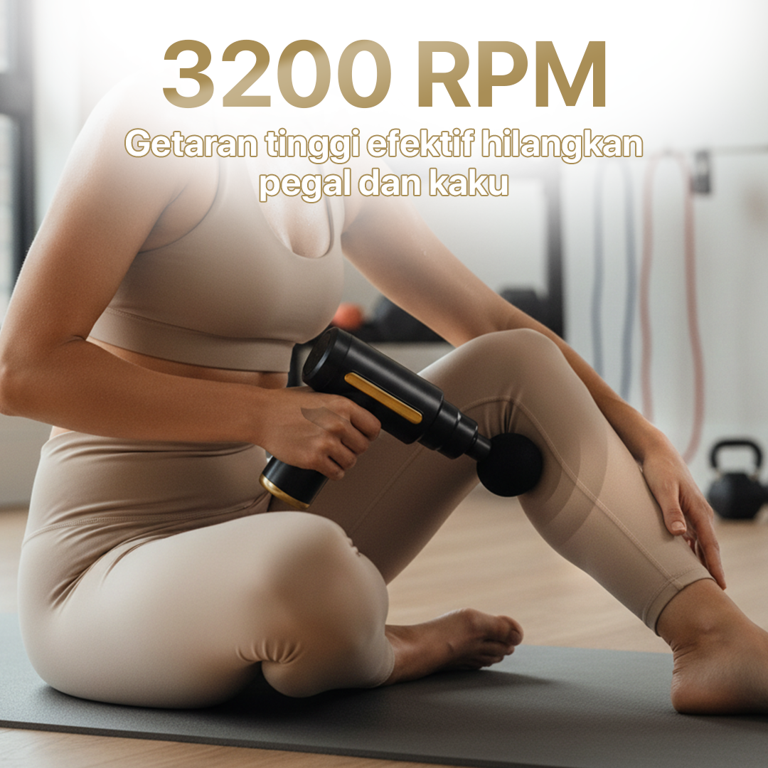 LEHIKO Alat Pijat Elektrik Pundak Punggung Tangan Massage Gun - BX720