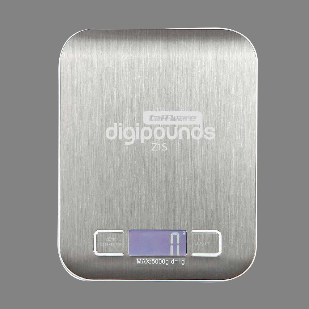 Taffware Digipounds Timbangan Dapur Mini Digital Scale 5kg 1g - Z1S