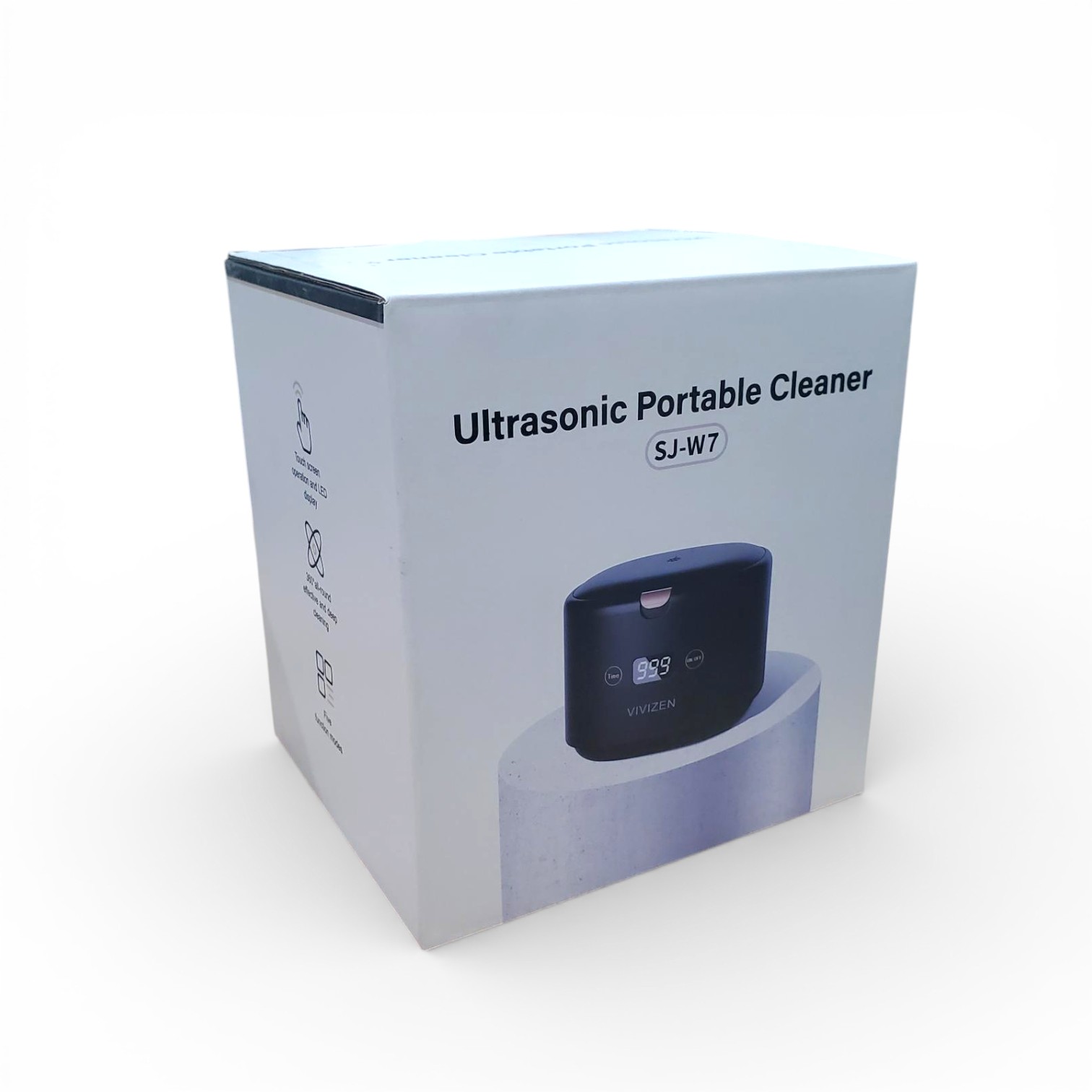 Taffware Pembersih Kacamata Perhiasan Ultrasonic Cleaner 45kHz 230ml - SJ-W7