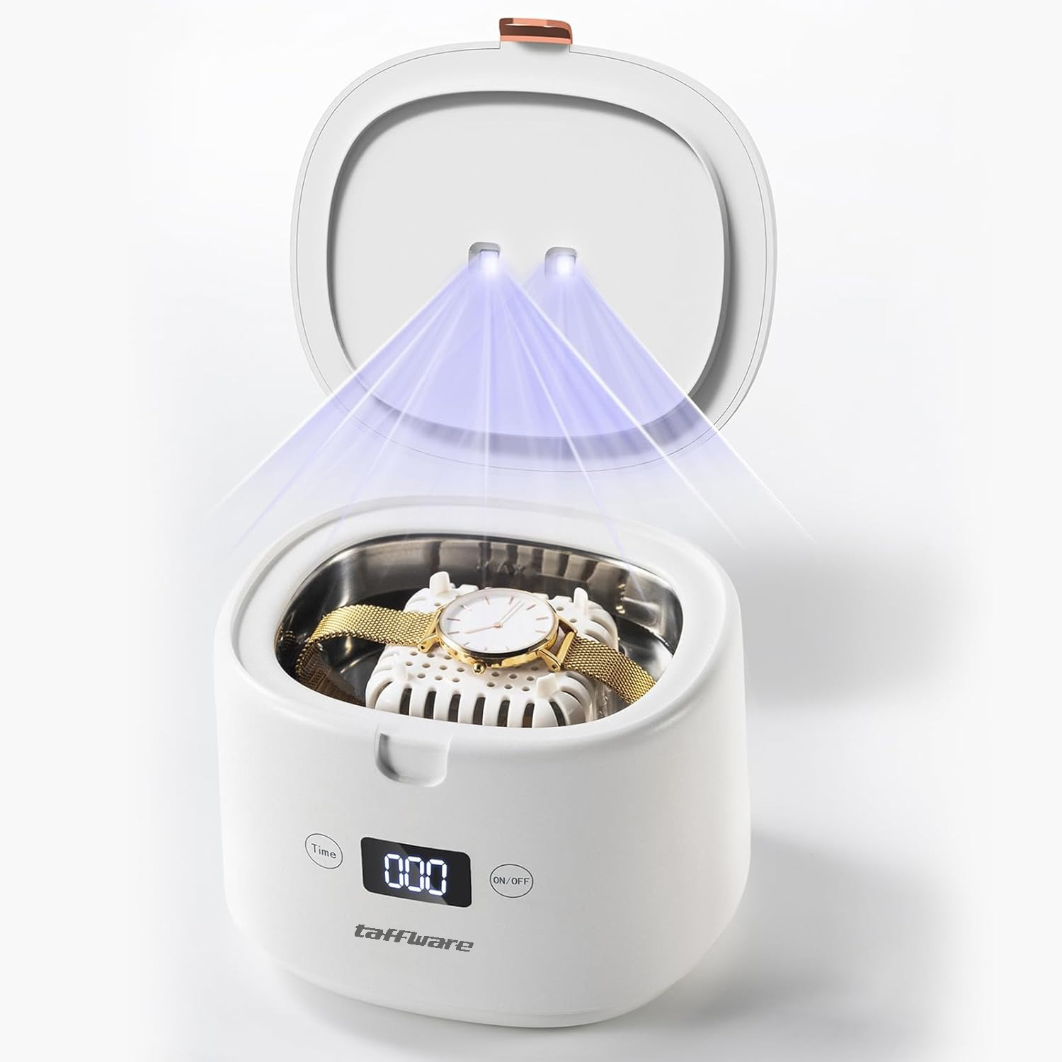 Taffware Pembersih Kacamata Perhiasan Ultrasonic Cleaner 45kHz 230ml - SJ-W7