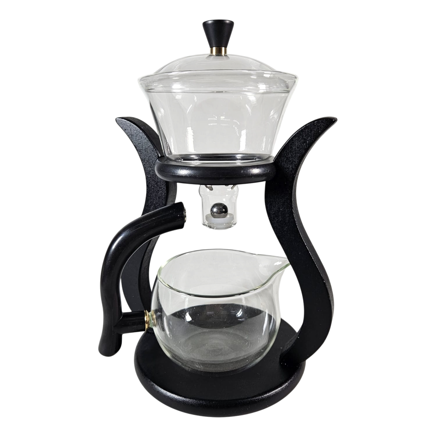 Chameilai Pitcher Pembuat Teh Tradisional Infuser Teapot Borosilicate - K10