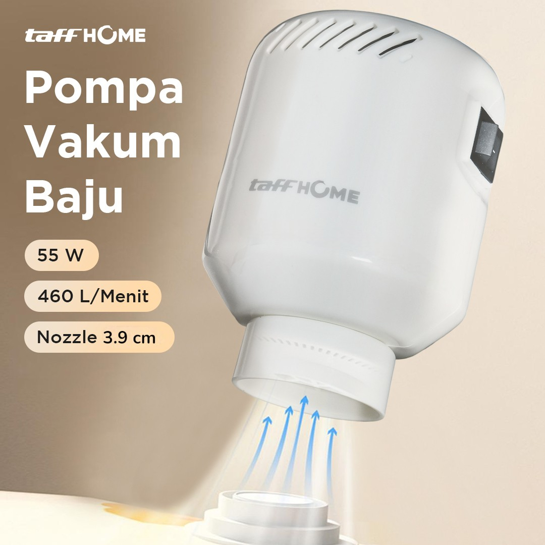 TaffHOME Pompa Vakum Baju Elektrik Vacuum Bag Pump EU 4-5 kPa 55W - GR-204