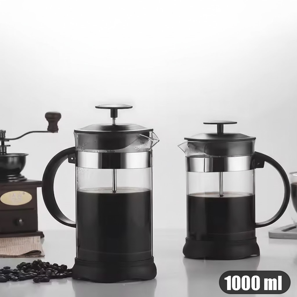 VIGOR French Press Coffee Maker Pot Plunger Borosilicate Glass - FS30
