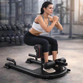 TaffSPORT Sissy Squat Machine Alat Gym Fitness Workout - YC-400