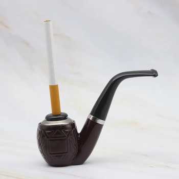 Jodel Pipa Rokok Tembakau Cangklong Tobacco Pipe Resin Washable Filter - ZF901