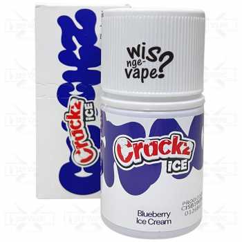 Crackz Ice Blueberry Ice Cream 60ml - Freebase Liquid by Tetra VapeOn