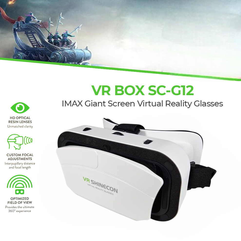 Shinecon VR Box IMAX Giant Screen Virtual Reality Glasses - SC-G12