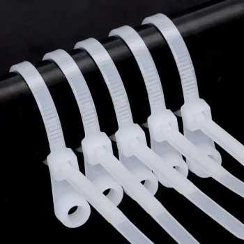 TaffGUARD Kabel Ties Zip Screw Hole Cable Reusable 100 PCS - Z150