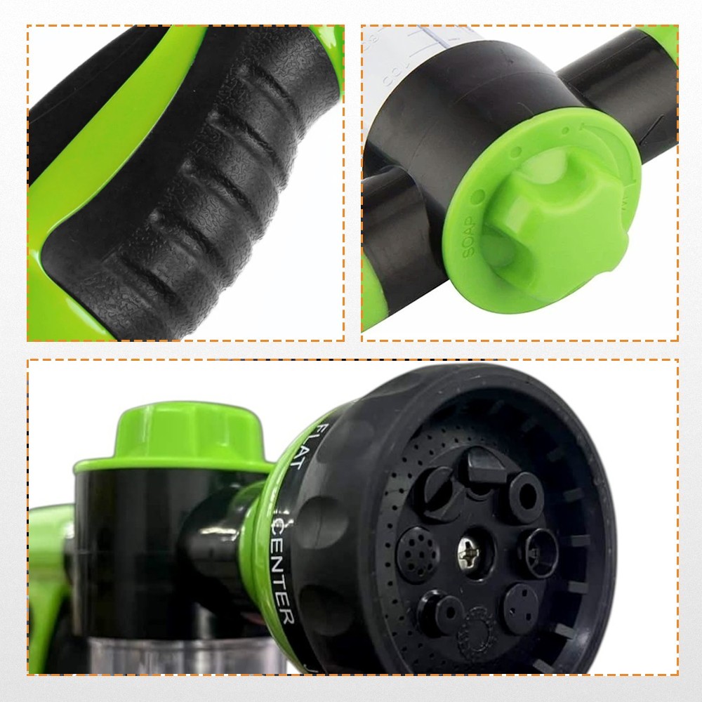 ALLSOME Semprotan Air Sabun Cuci Mobil Hose Nozzle with Soap Dispenser - RK-S4H1