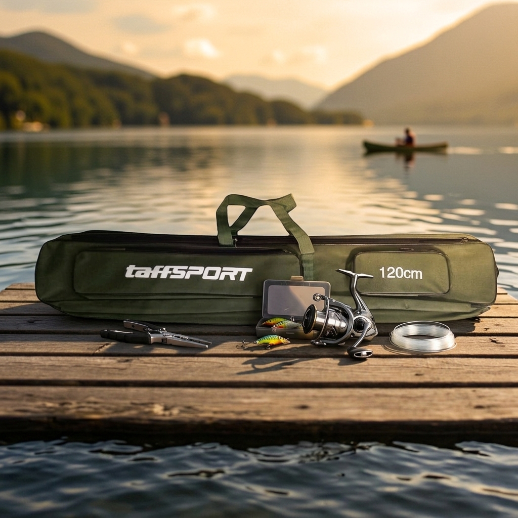 TaffSPORT Tas Pancing Tiga Layer Waterproof Fishing Rod Bag 120cm - MS20
