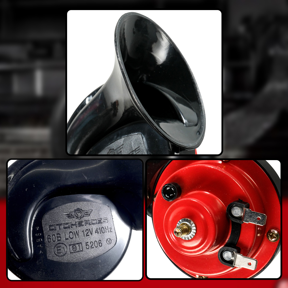 OTOHEROES Type R Klakson Keong Mobil Air Horn 12V 60dB 2 PCS - 60B