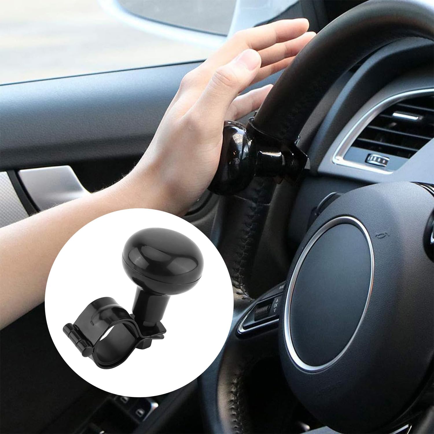 OTOHEROES Knob Setir Mobil Universal Steering Wheel Power Ball Control - J-12-33