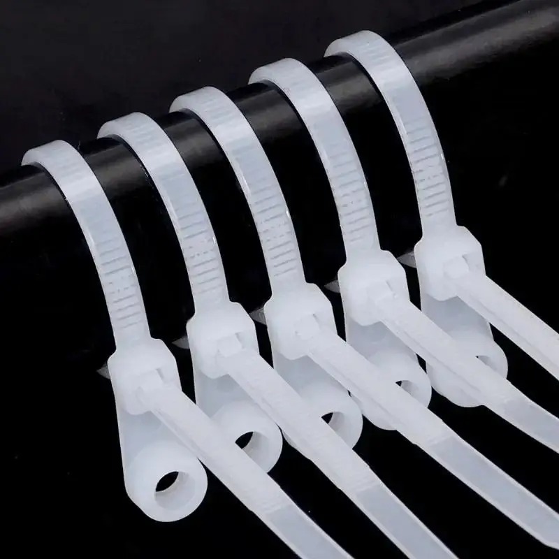 TaffGUARD Kabel Ties Zip Screw Hole Cable Reusable 100 PCS - Z150