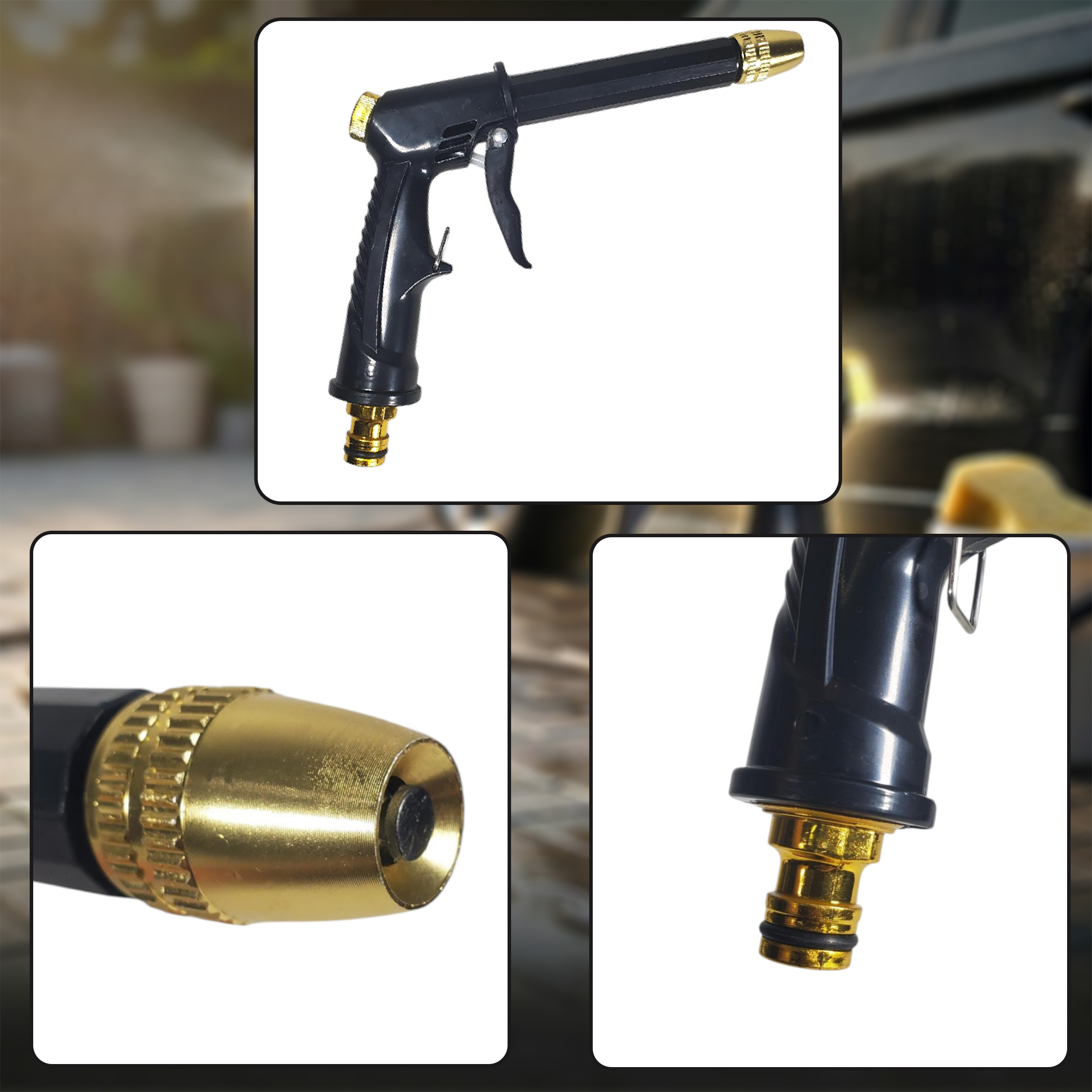 BEAR FORCE Semprotan Air Steam Cuci Mobil High Pressure Gun - 888