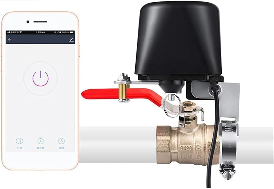 Tuya Pengatur Gas Pintar Smart WiFi Control Water Valve Gas Controller