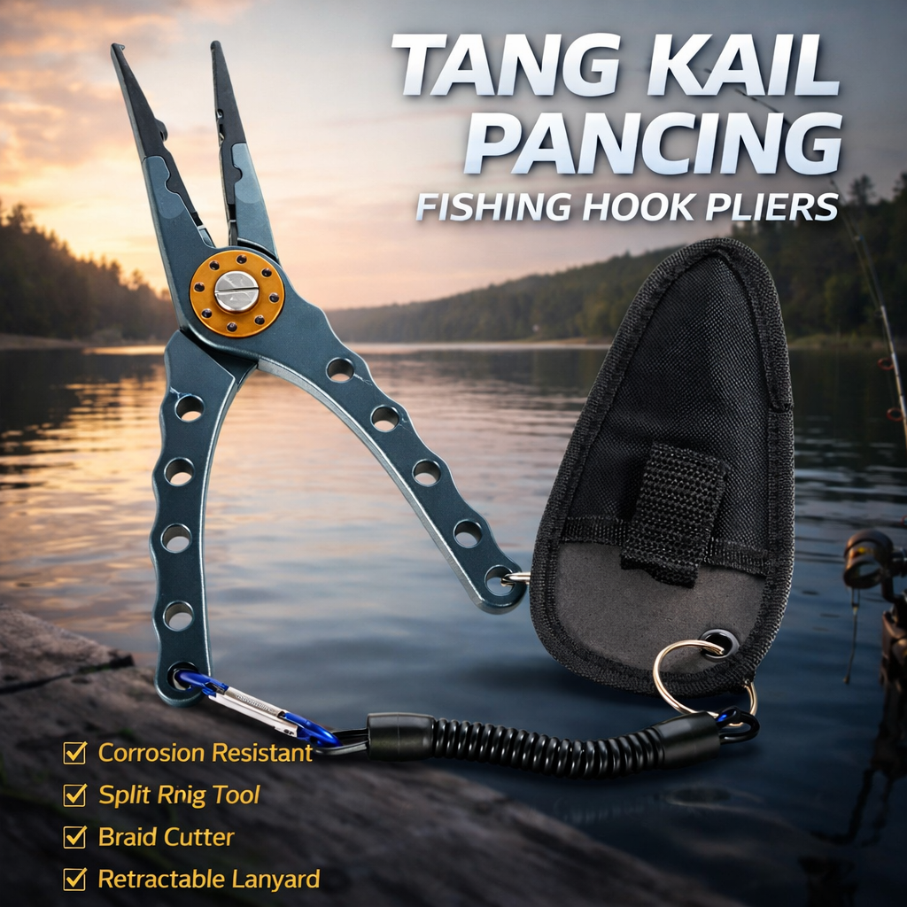 TaffSPORT Tang Kail Pancing Fishing Hook Remover Curved Mouth Design - EB20