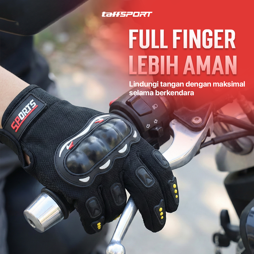TaffSPORT Sarung Tangan Motor dengan Touch Screen - MCS-02C