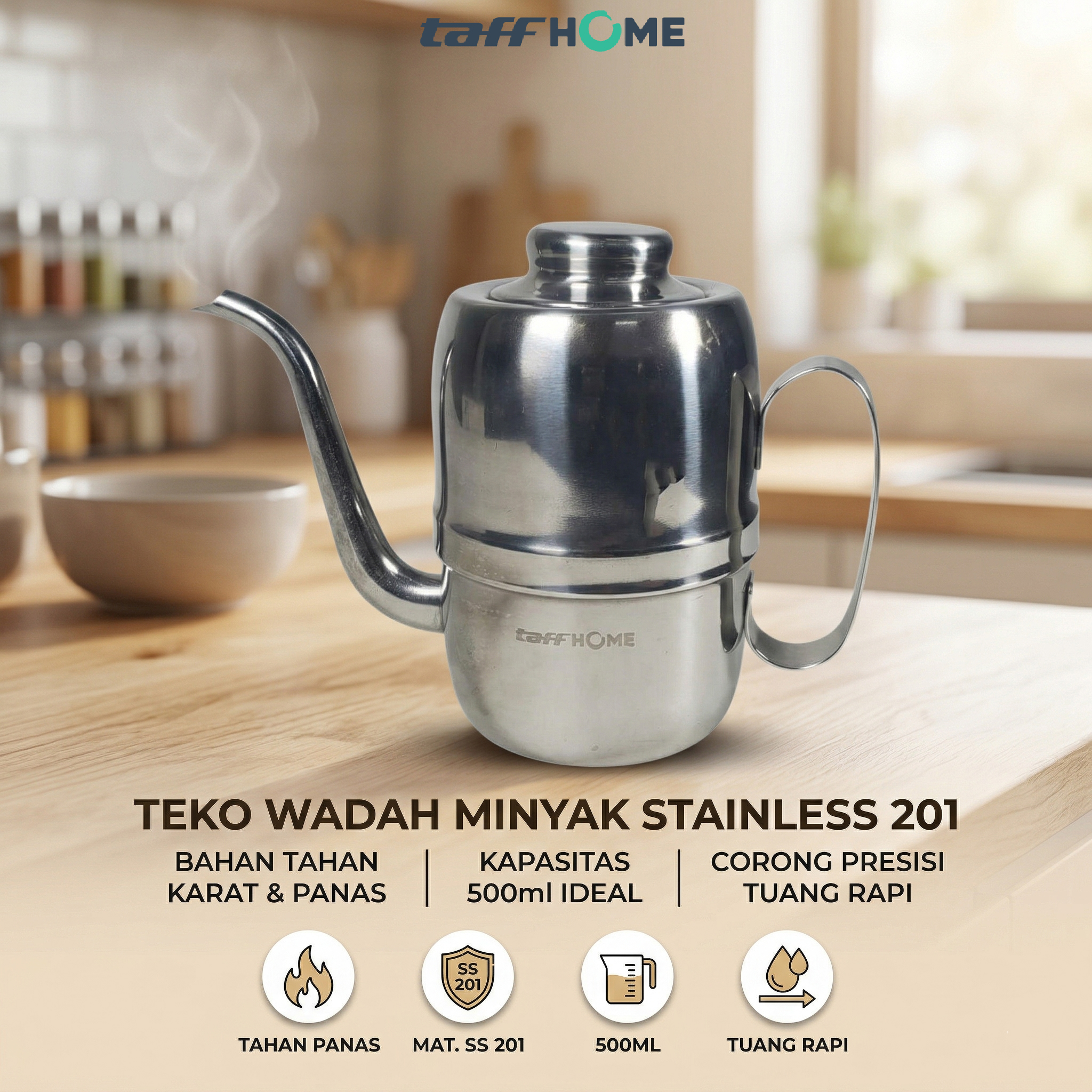 JIUZHOU Teko Minyak Serbaguna Multifunction Cooking Oil Pot - SSO14