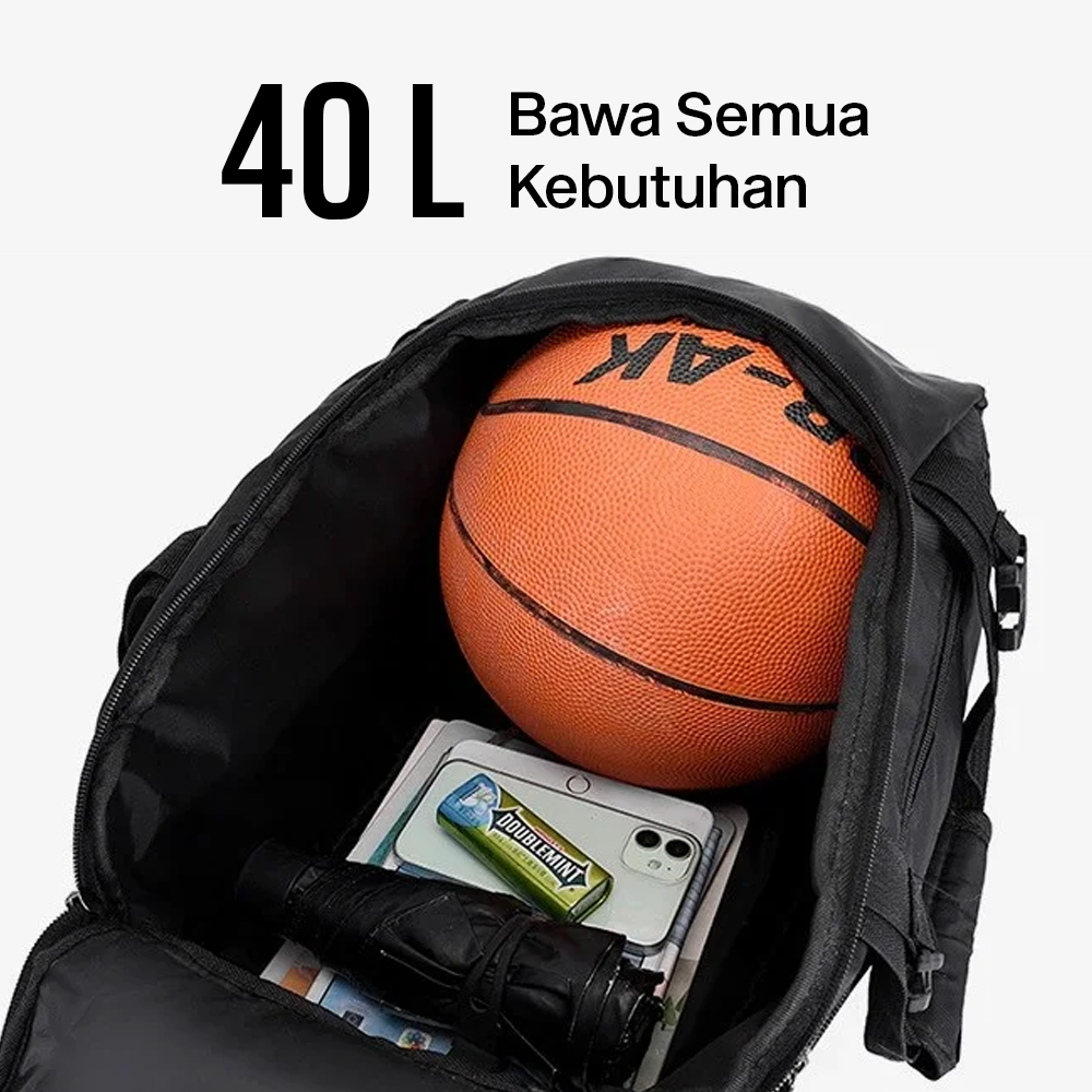 Tas Ransel dan Duffel Olahraga Gym Fitness Bag 2in1 Polyester - T90