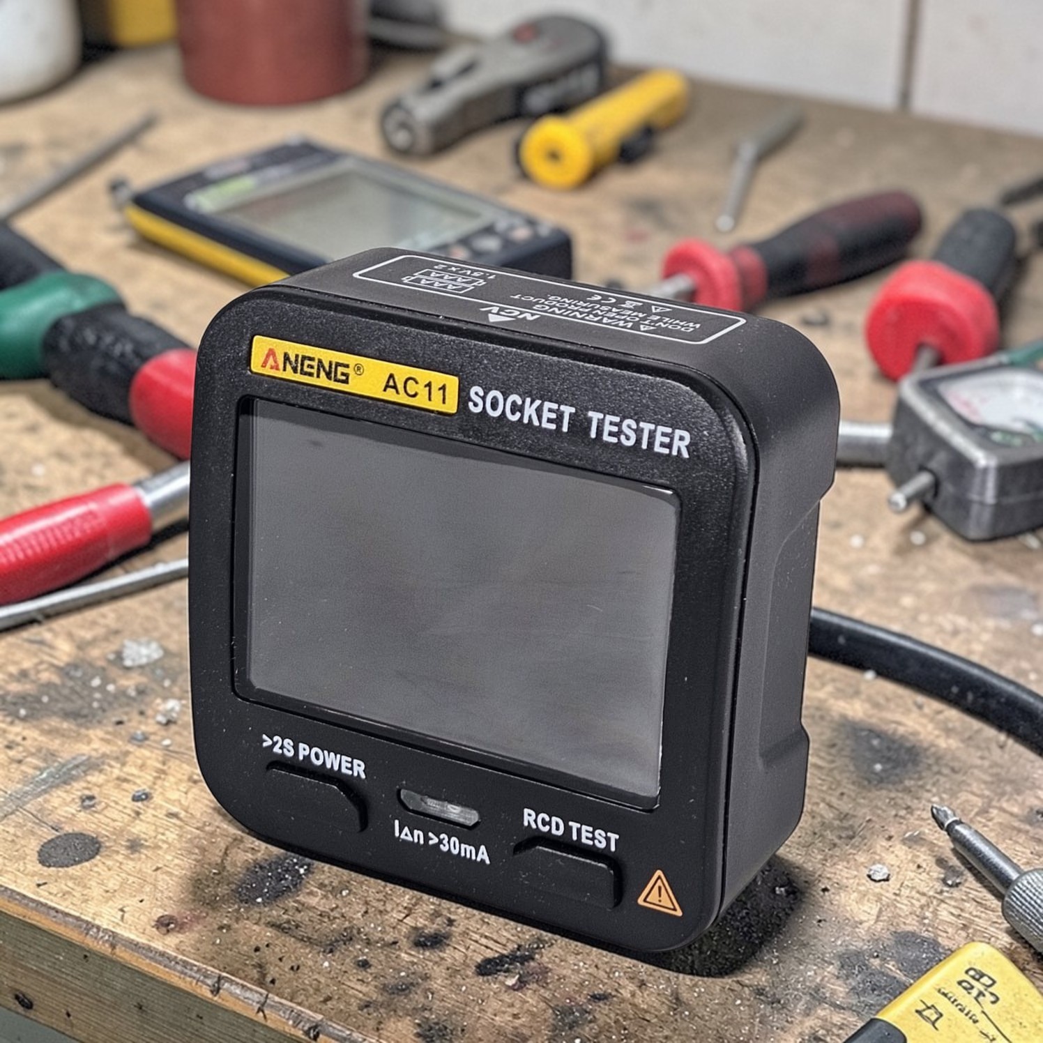ANENG Stop Kontak Voltage Tester Grounding Polarity Phase Check - AC11