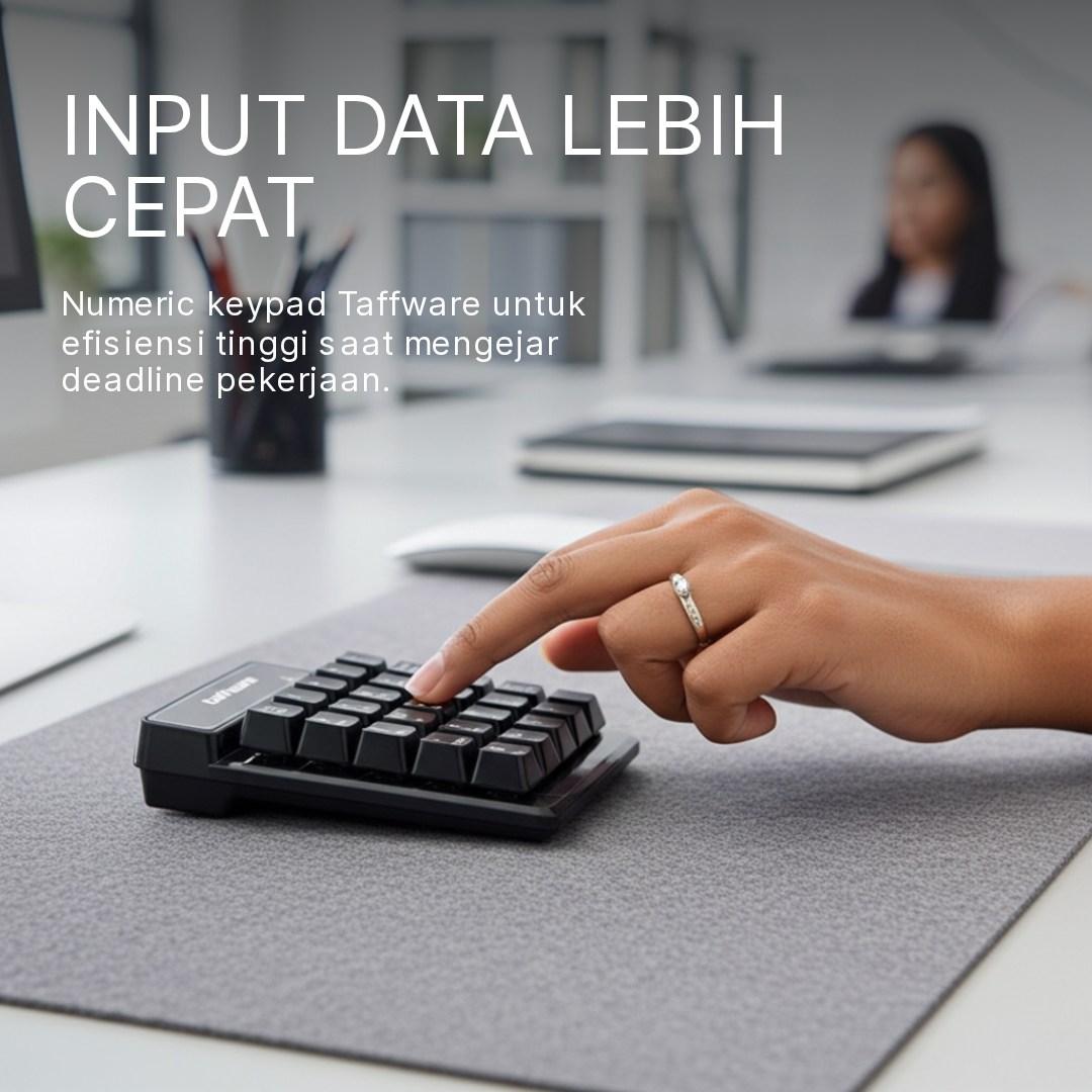 Taffware Keyboard Numeric Numpad Wired USB - 525