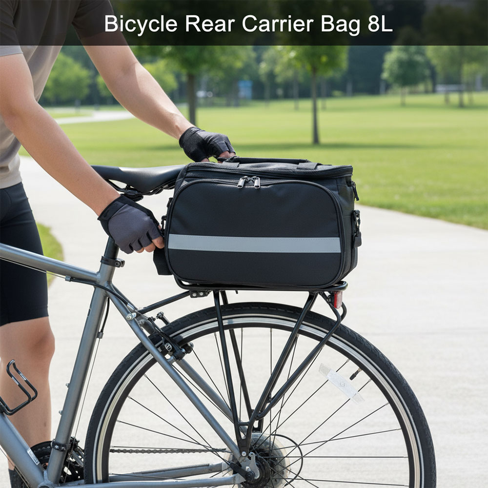 Tas Sepeda Bicycle Rear Carrier Bag 600D Polyester 8L - 14024