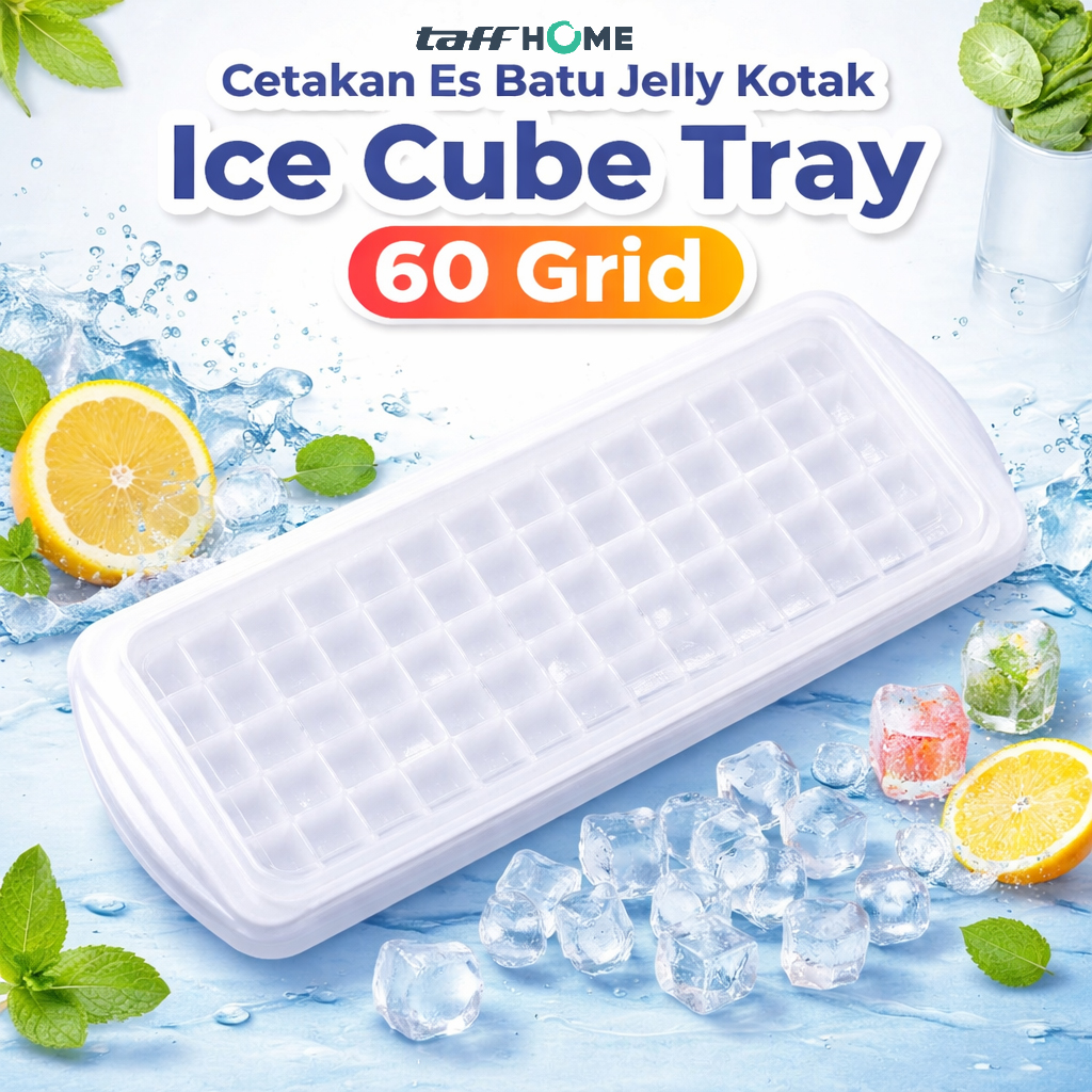 TaffHOME Cetakan Es Batu Jelly Kotak Ice Cube Tray - DY0972