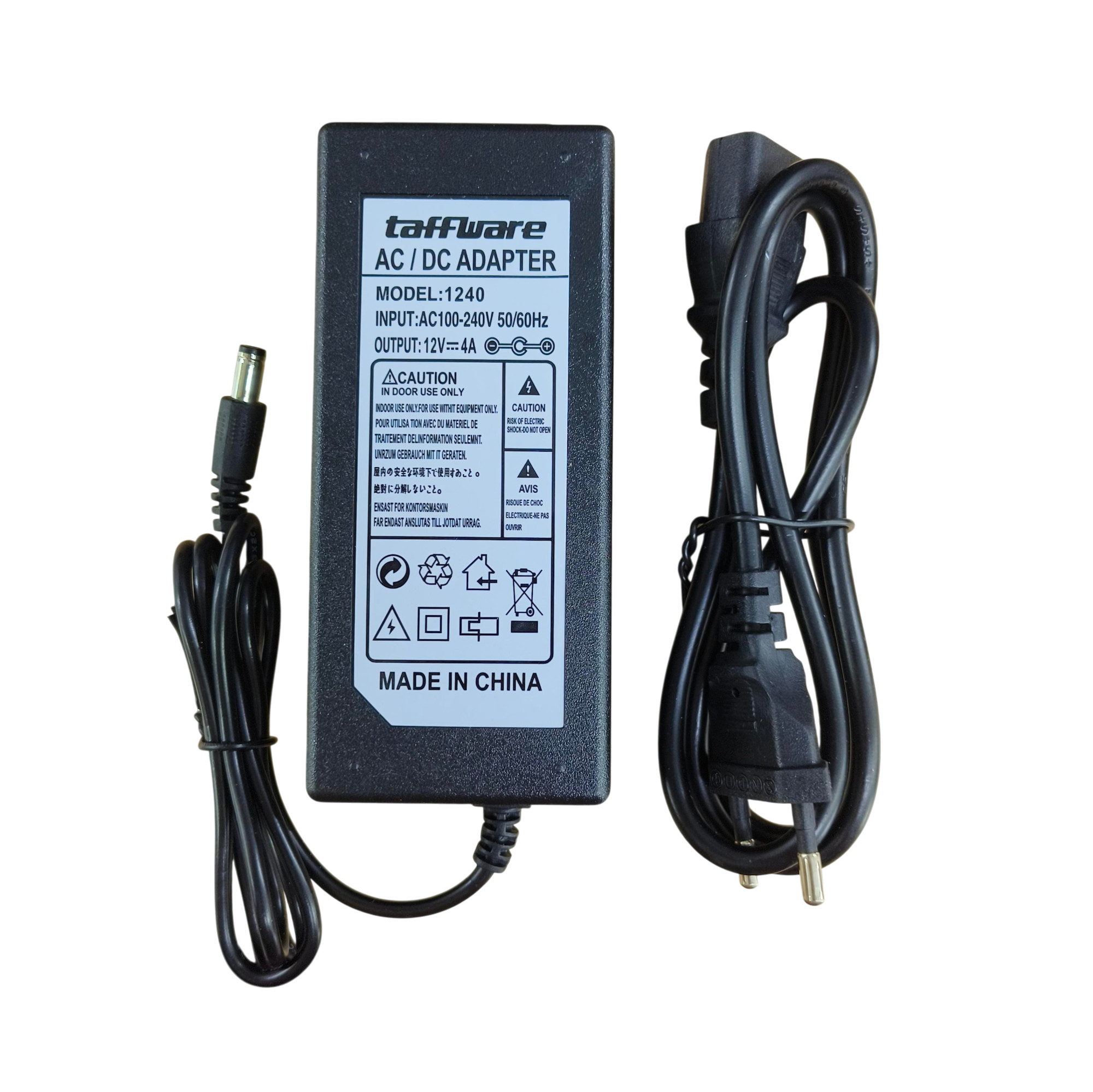 Taffware Adaptor Power Supply Converter LED Strip AC to DC 12V 4A - 1240