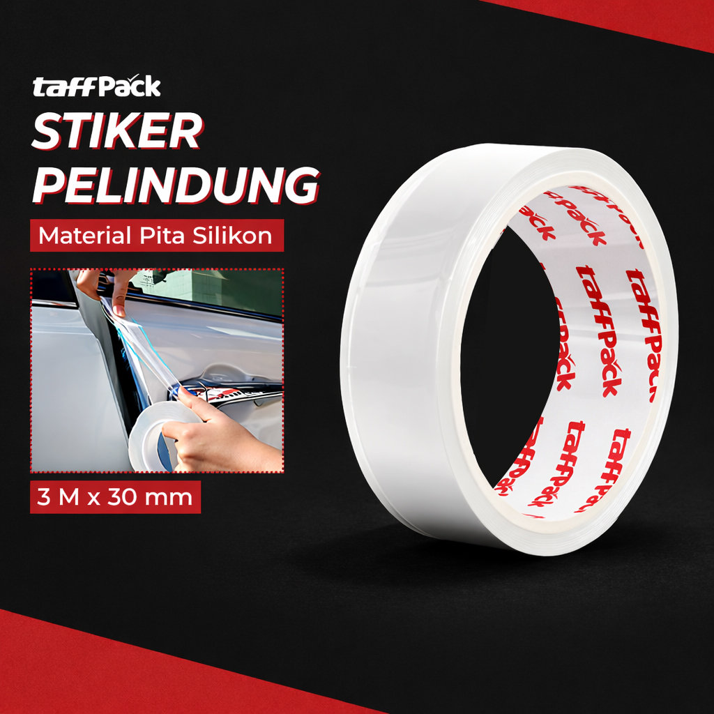 TaffPACK Stiker Pelindung Mobil Car Scratchproof Protector Tape 3M - C39906