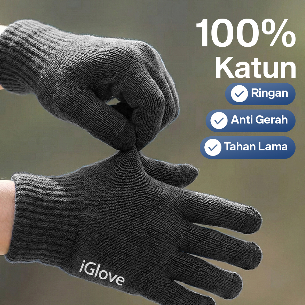 iGlove Sarung Tangan Motor Touch Screen untuk Smartphone dan Tablet