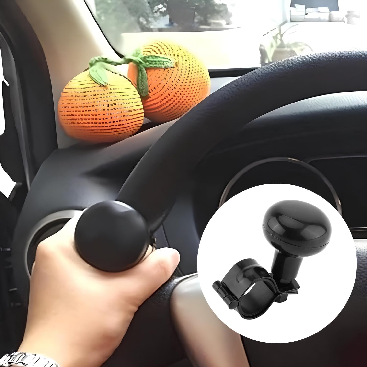 Woopower Knob Setir Mobil Universal Steering Wheel Power Ball Control - J-12-33