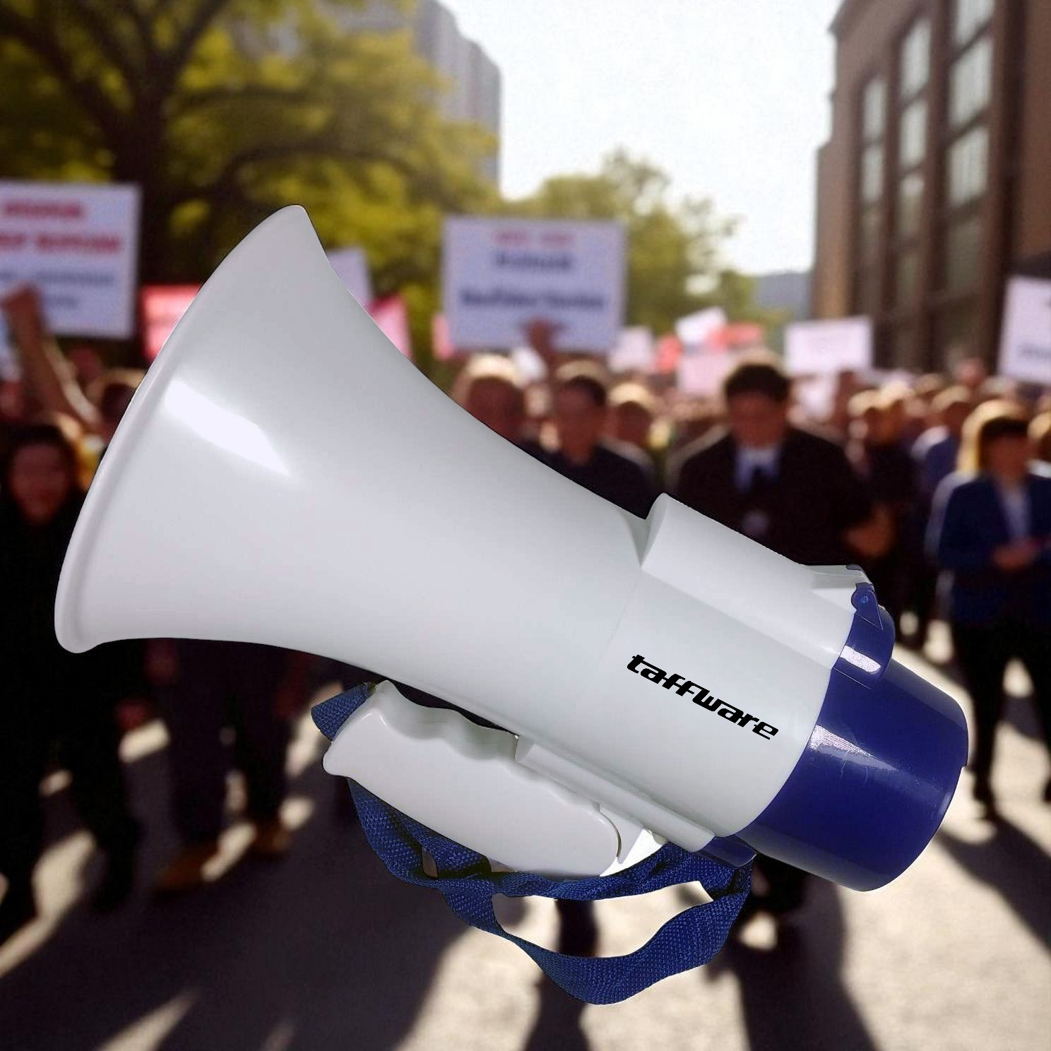 Taffware Toa Megaphone Bluetooth U Disk Recording Alert 5W - 518