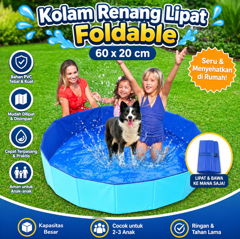 Yabstrip Kolam Renang Lipat Foldable Swimming Pool - Y007