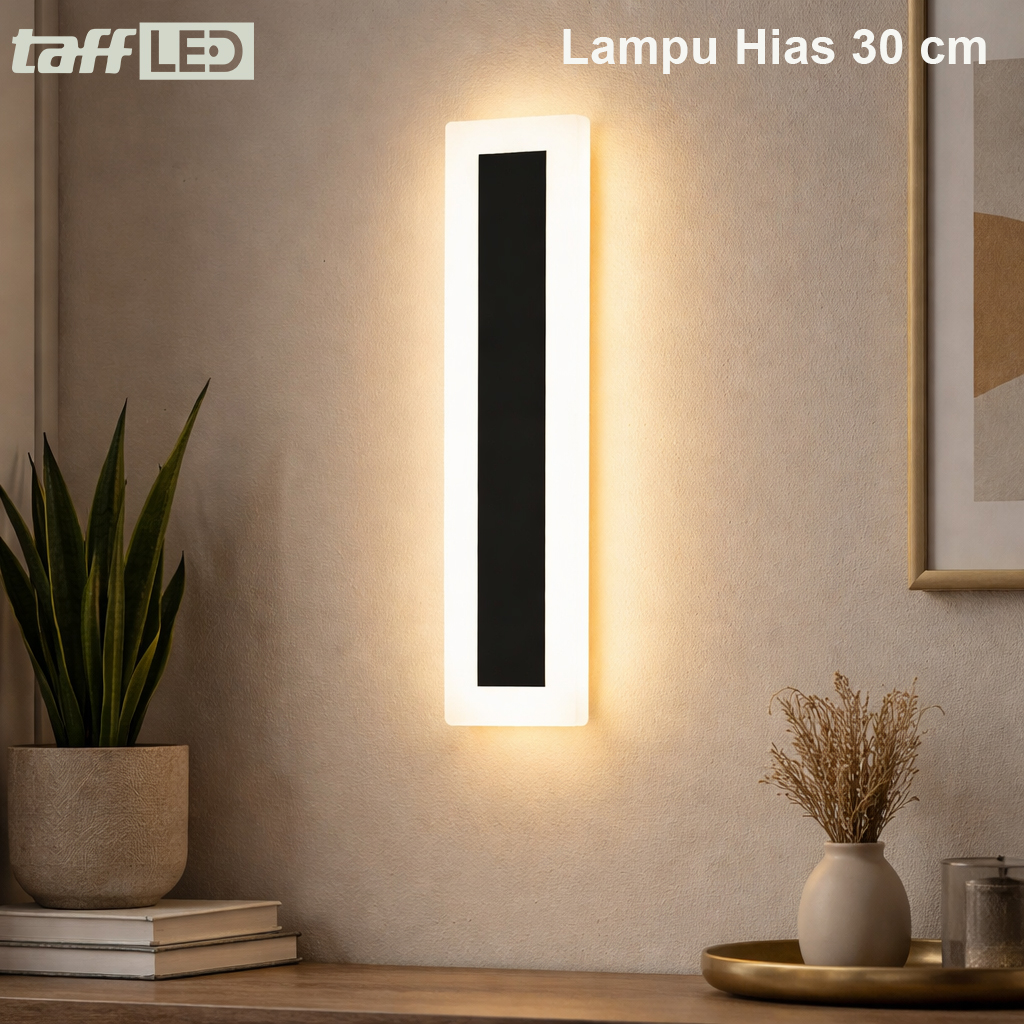TaffLED Lampu Dinding Hias Outdoor Long Strip LED 12W 30cm Warm White - IIS2220