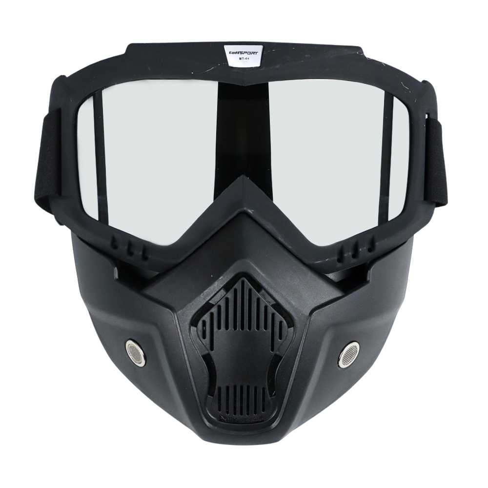 TaffSPORT BOLLFO Kacamata Goggles Mask Motor Retro Windproof - MT-04 - Gambar 2