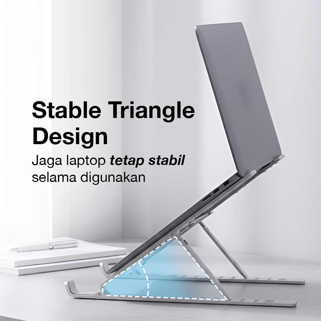 Xunbeifang Stand Laptop Aluminium Dudukan Holder Foldable 10 Level - SG-001