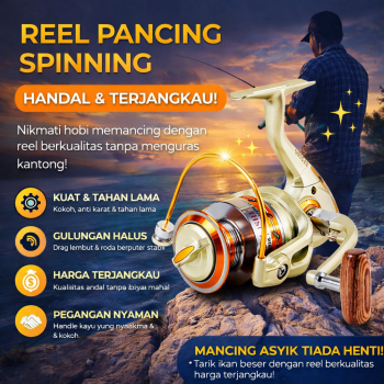 YUMOSHI REELSKING Reel Pancing Spinning Fishing Reel 5.2:1 5000 - EF5000