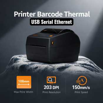 RONGTA Printer Barcode Thermal Label 108mm 203 DPI 150mm/s - RP410