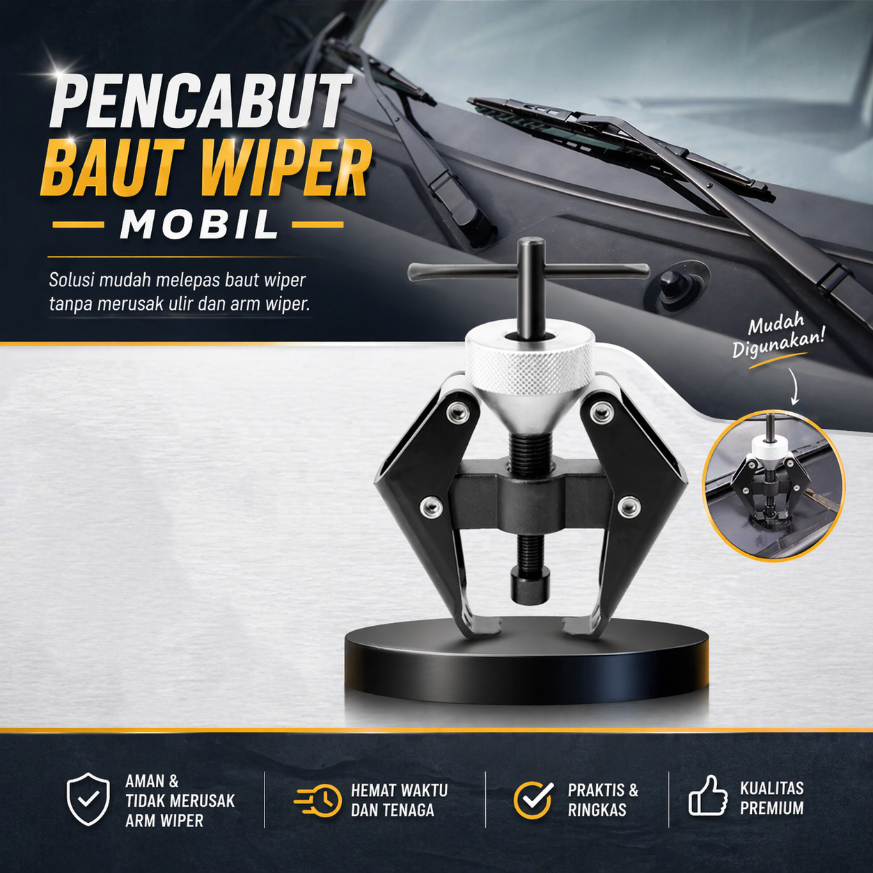 EAFC Alat Pencabut Baut Mobil Wiper Arm Remover Puller Extracto - EA85